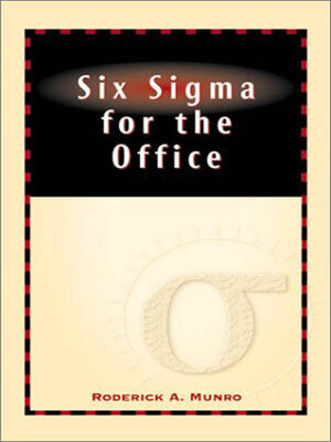 cover image of Six Sigma for the Office